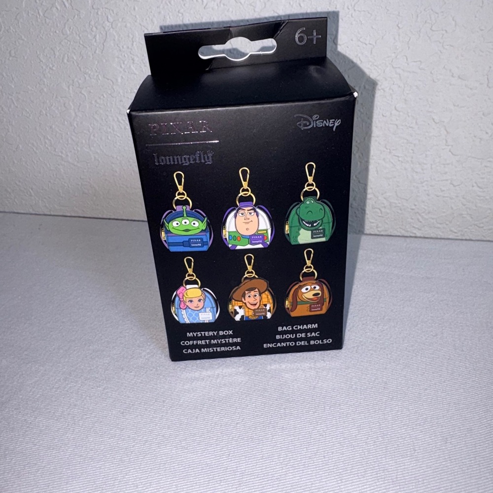 Loungefly Pixar Toy Story Mystery Bag Charm Multi NEW Blind Box Keychain